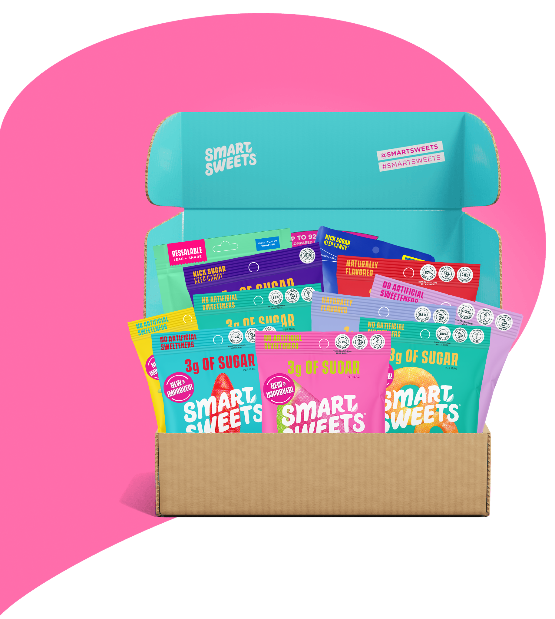 Low Sugar Candy Custom Build a Box - SmartSweets – SmartSweets US