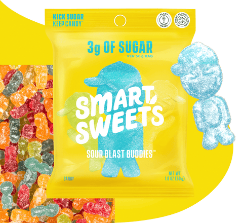 Sour Blast Buddies - Low Sugar Gummy Candy – SmartSweets US