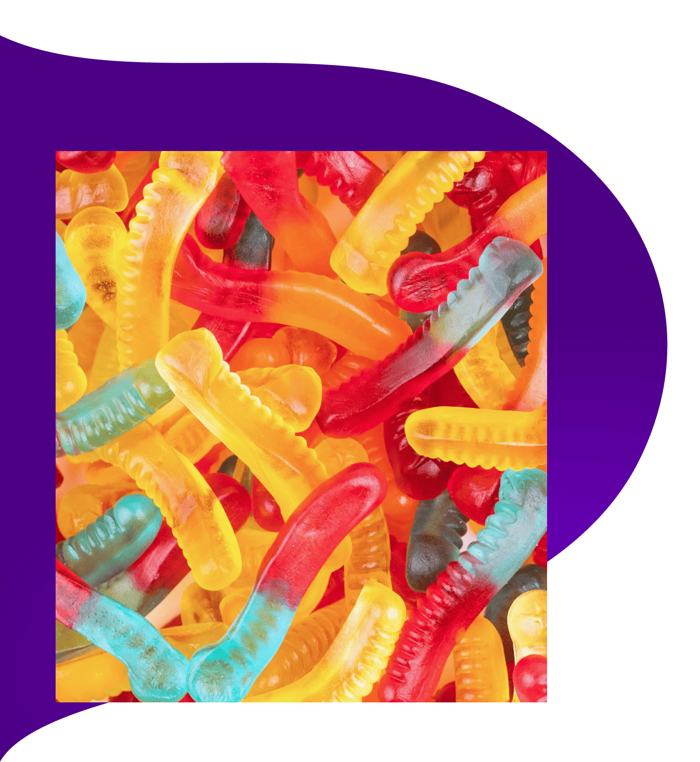 Gummy Worms Low Sugar Gummy Candy SmartSweets SmartSweets US