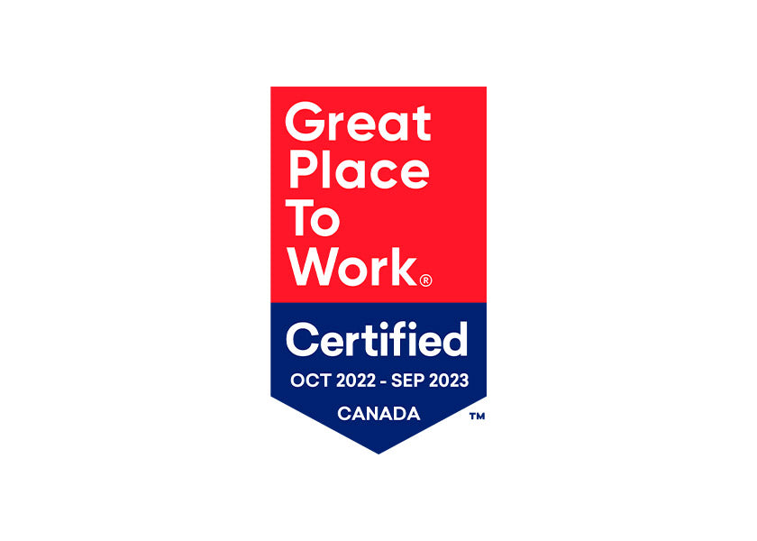 Great Place to Work: Certified Oct 2022 - Sep 2023 Canada