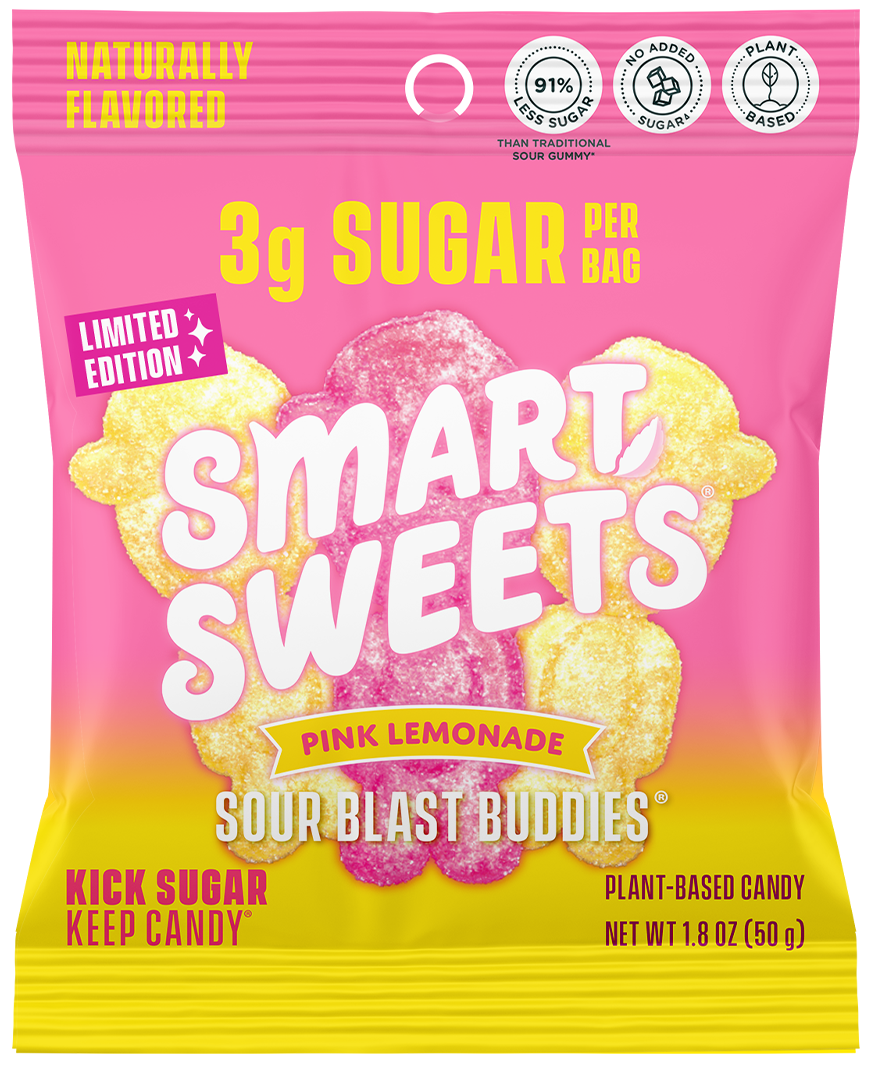 Sprouts Lemonade Rings Peach Rings - Low Sugar Gummy Candy | SmartSweets – SmartSweets US