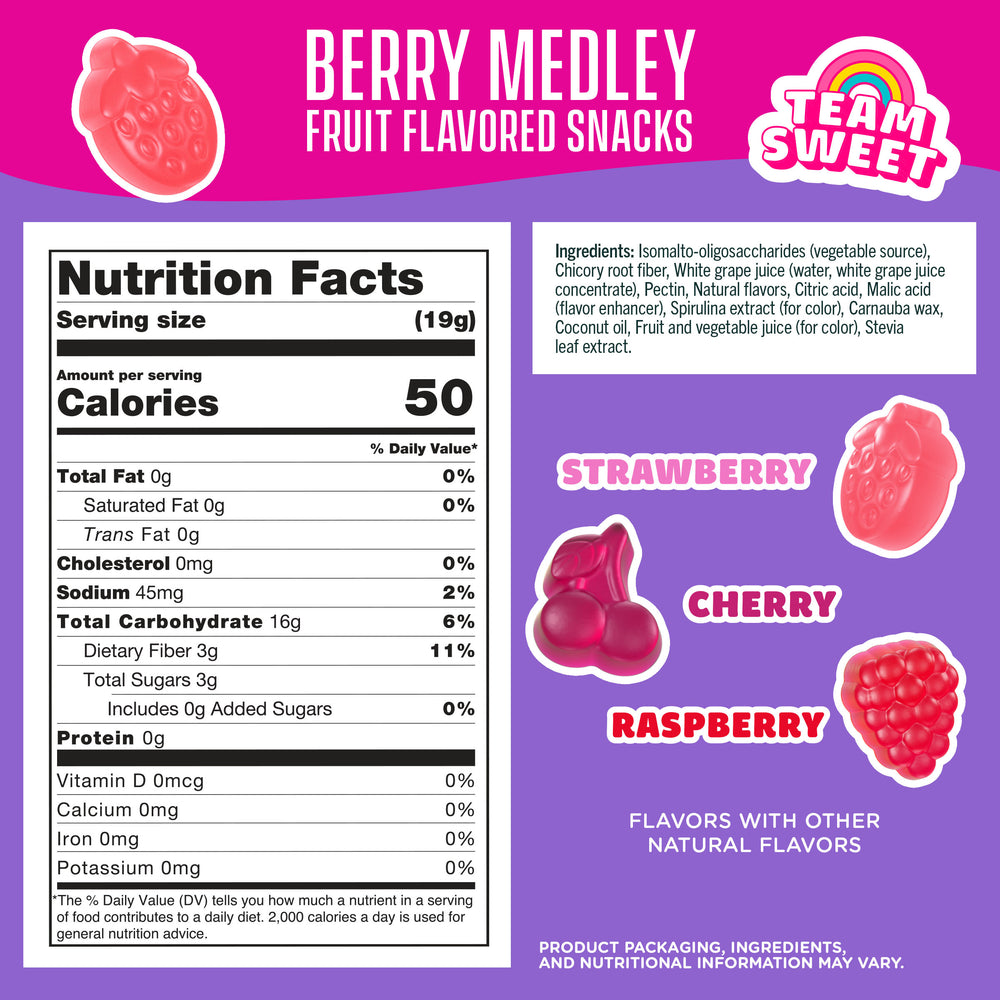 Fruit Flavored Snacks: Berry Medley