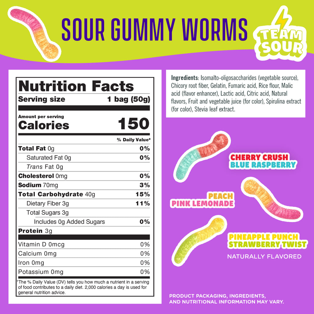 Sour Gummy Worms