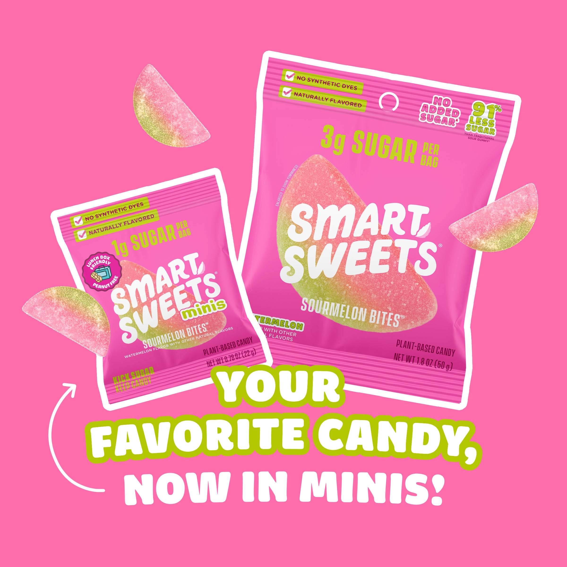 Minis: Sourmelon Bites – SmartSweets US