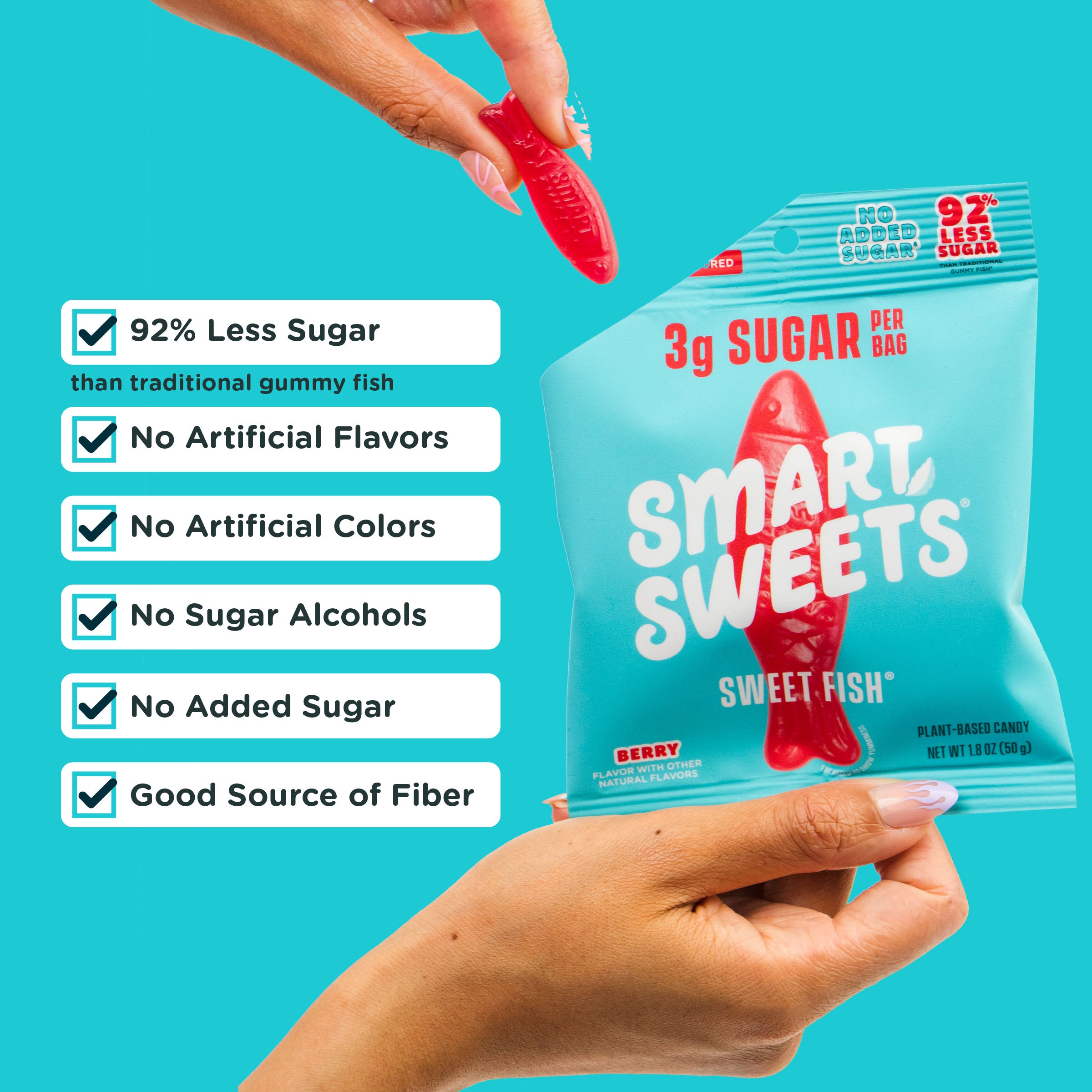 Sweet Fish™ - Low Sugar Gummy Candy | SmartSweets – SmartSweets US