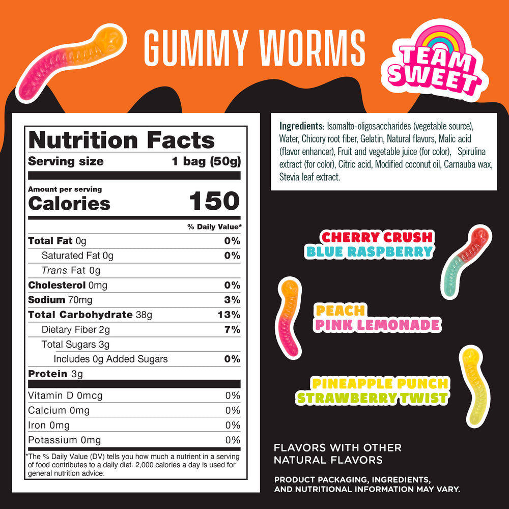 Halloween Gummy Worms