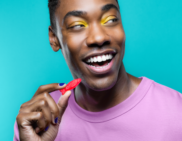 Man holding a Sweet Fish