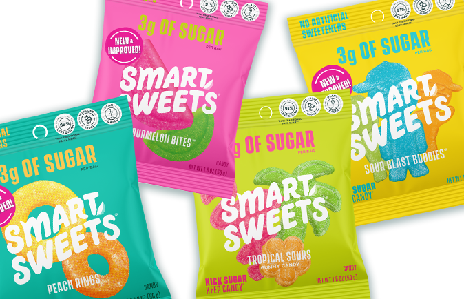 Sourmelon Bites™ - Low Sugar Gummy Candy – SmartSweets US